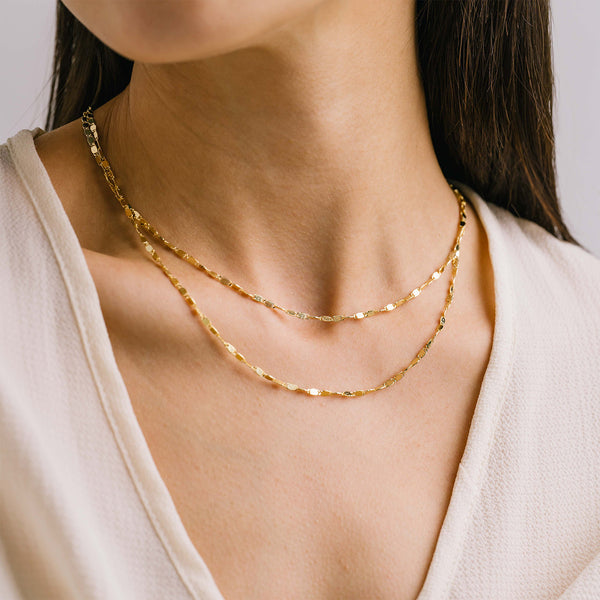 Gold Plated Cleo Layered Necklace