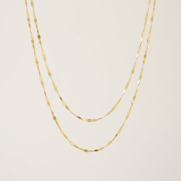 Gold Plated Cleo Layered Necklace