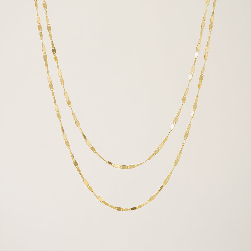 Gold Plated Cleo Layered Necklace