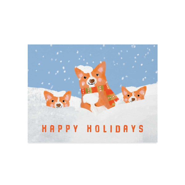 Corgi Holidays Boxed Card Set