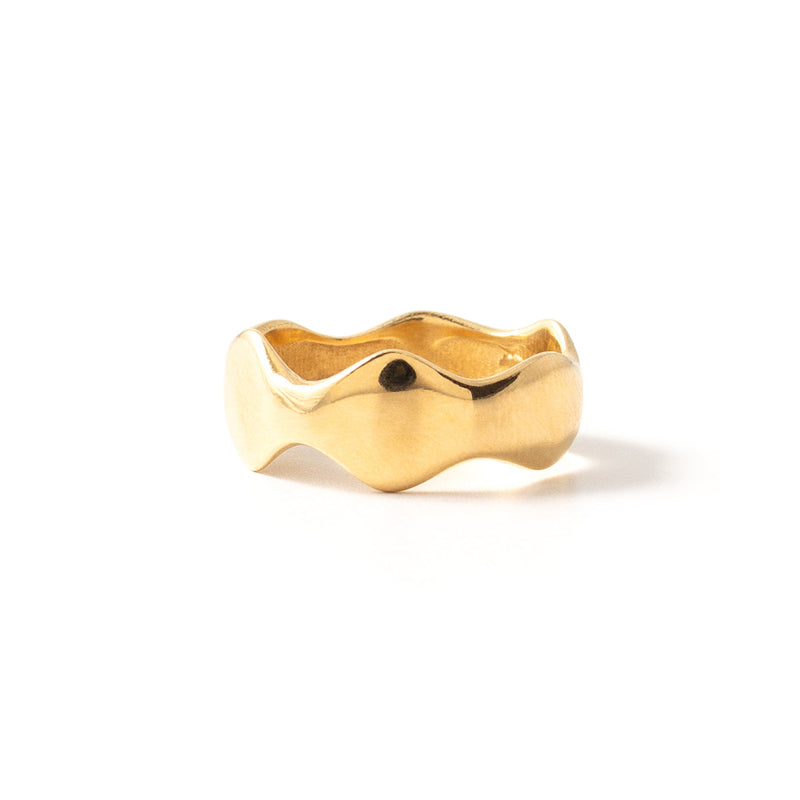 Gold Vermeil Corva Ring