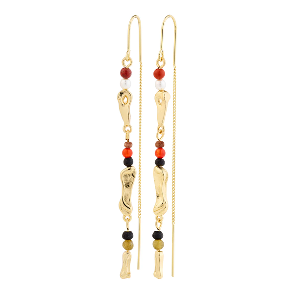 Dawn Gold Plated Chain Earrings