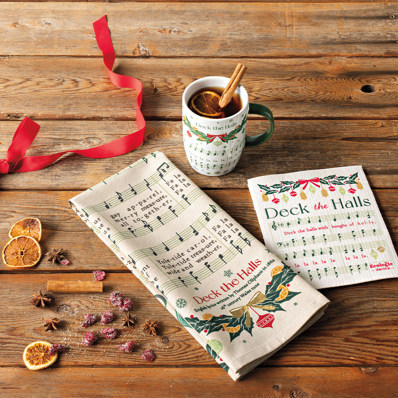 Christmas Carol Dishtowel