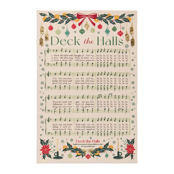 Christmas Carol Dishtowel