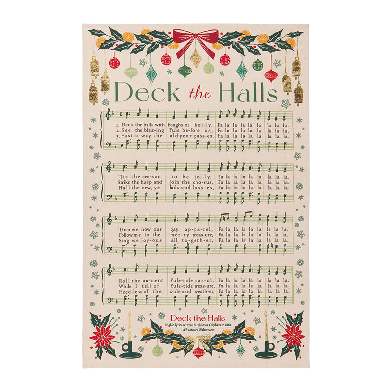 Christmas Carol Dishtowel