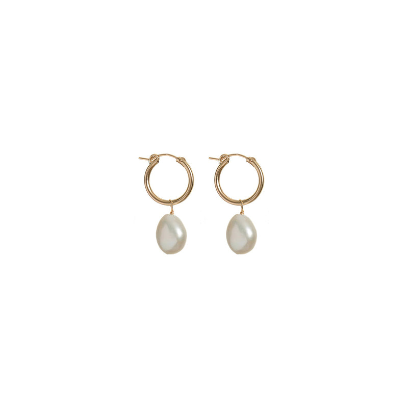 Degas Pearl Hoops