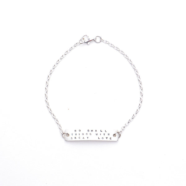 Silver Bookmark Bracelet