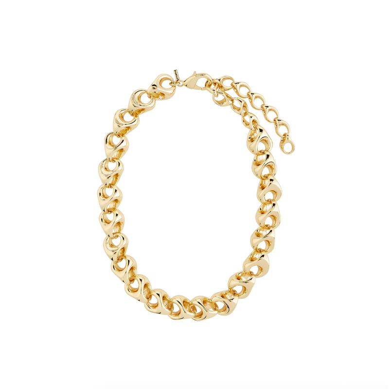 Dune Gold Plated Chunky Chain Necklace