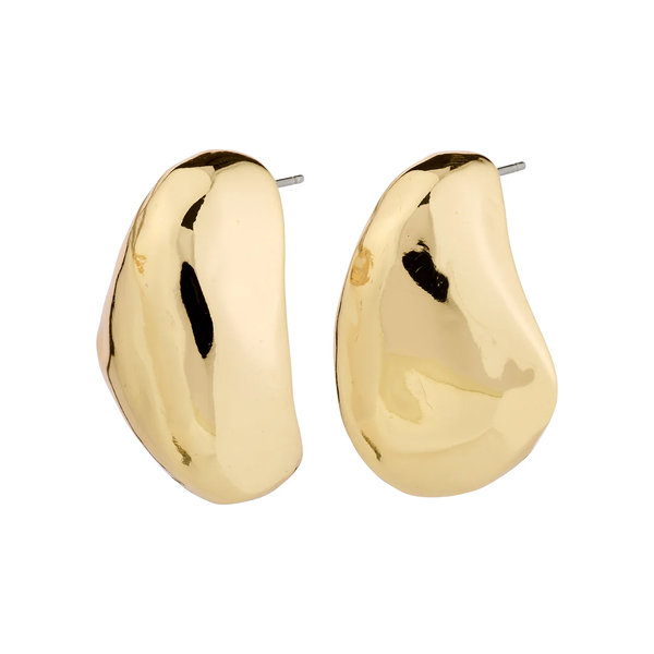 Dune Chunky Gold Plated Earrings