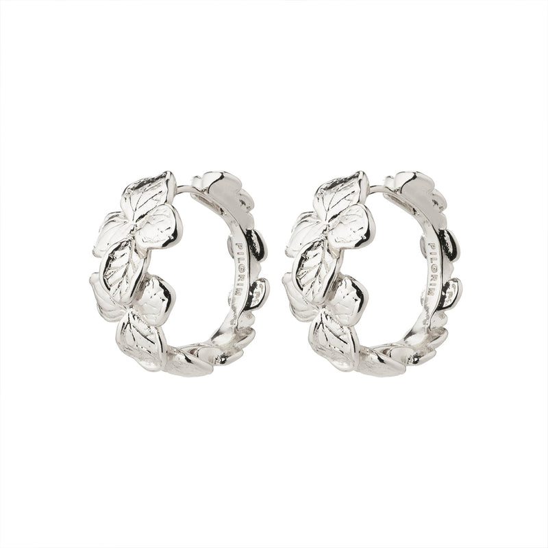Echo Silver Plated Hoops