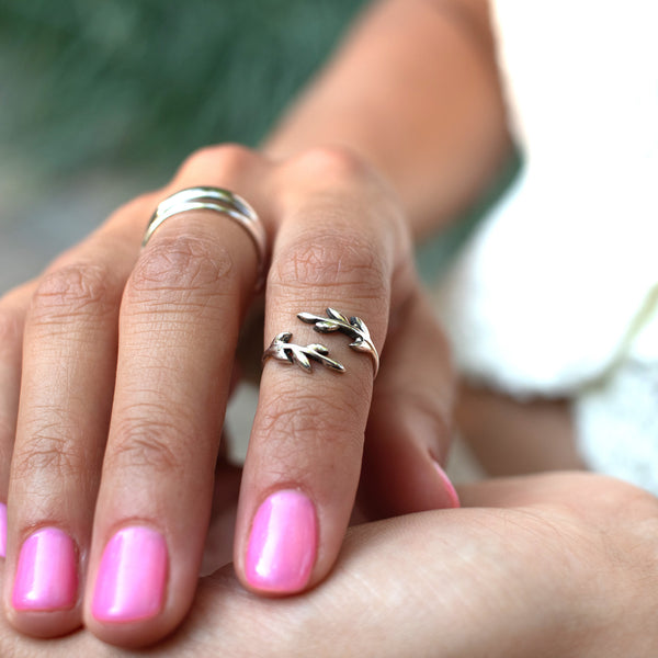 Silver Eden Midi Ring