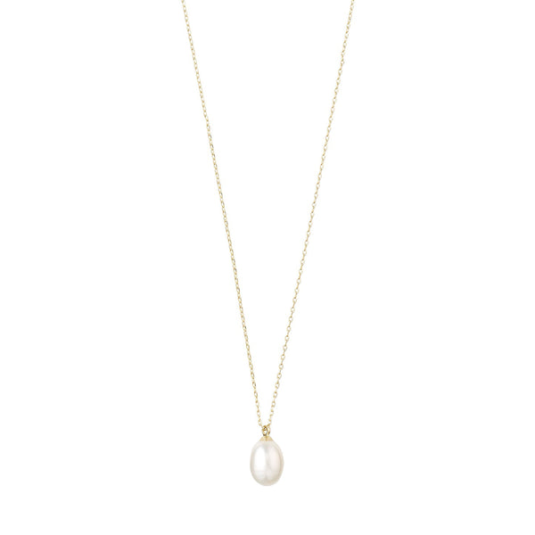 Eila Gold Plated Pearl Necklace