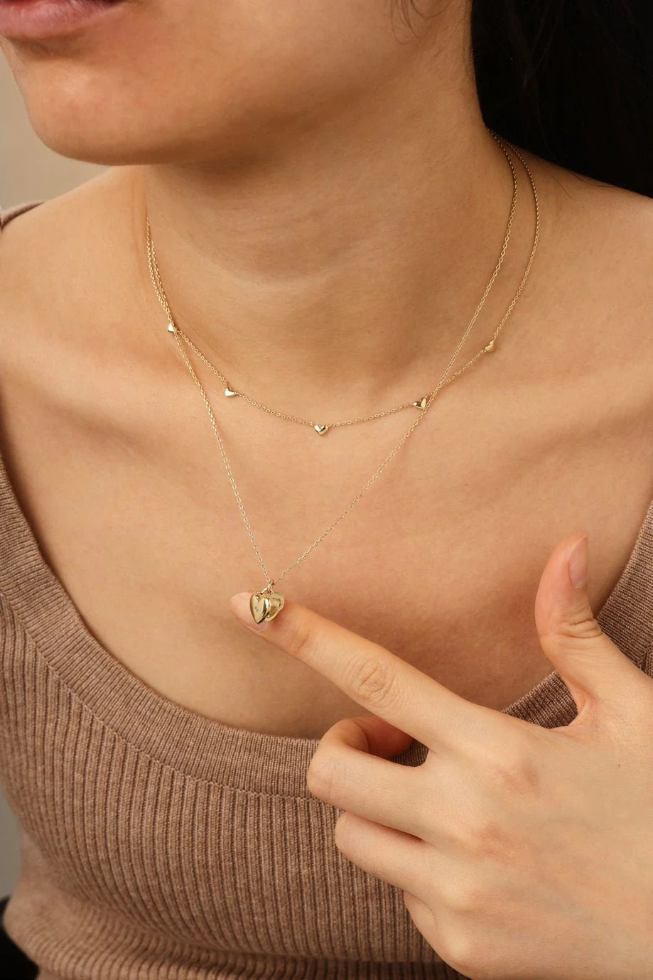 Gold Plated Mini Heart CZ Locket – Silver Lotus Winnipeg