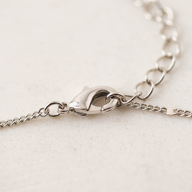 Silver Plated Everly Heart Necklace