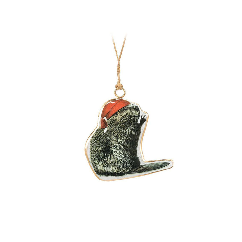 Voyageur Beaver Ornament