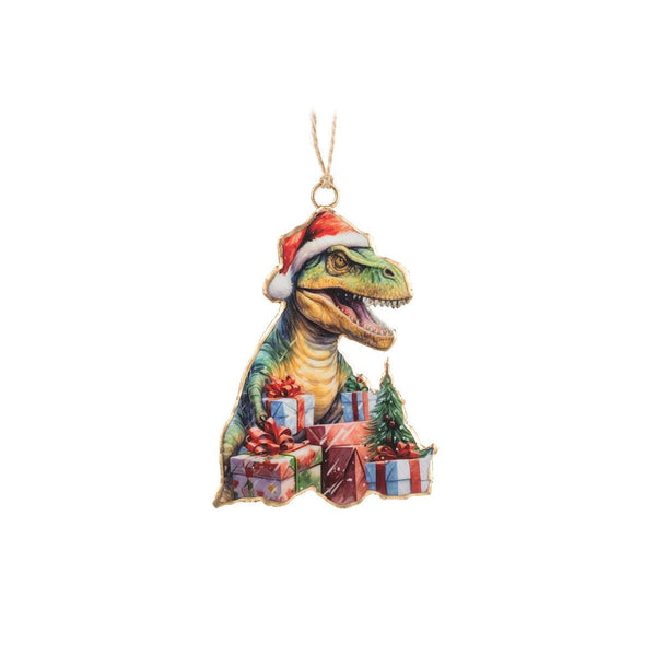 Christmas Dinosaur Ornament
