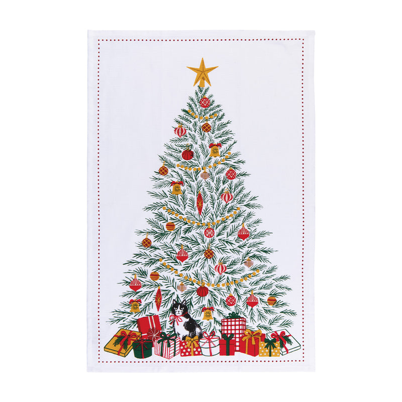Festive Fir Christmas Dishtowel