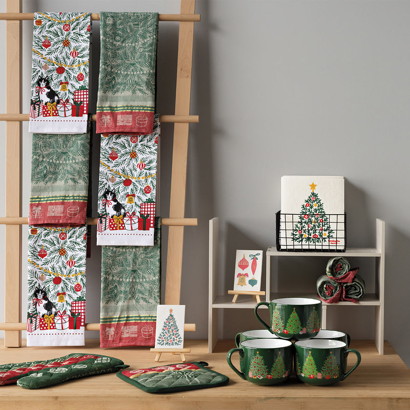 Festive Fir Christmas Dishtowel