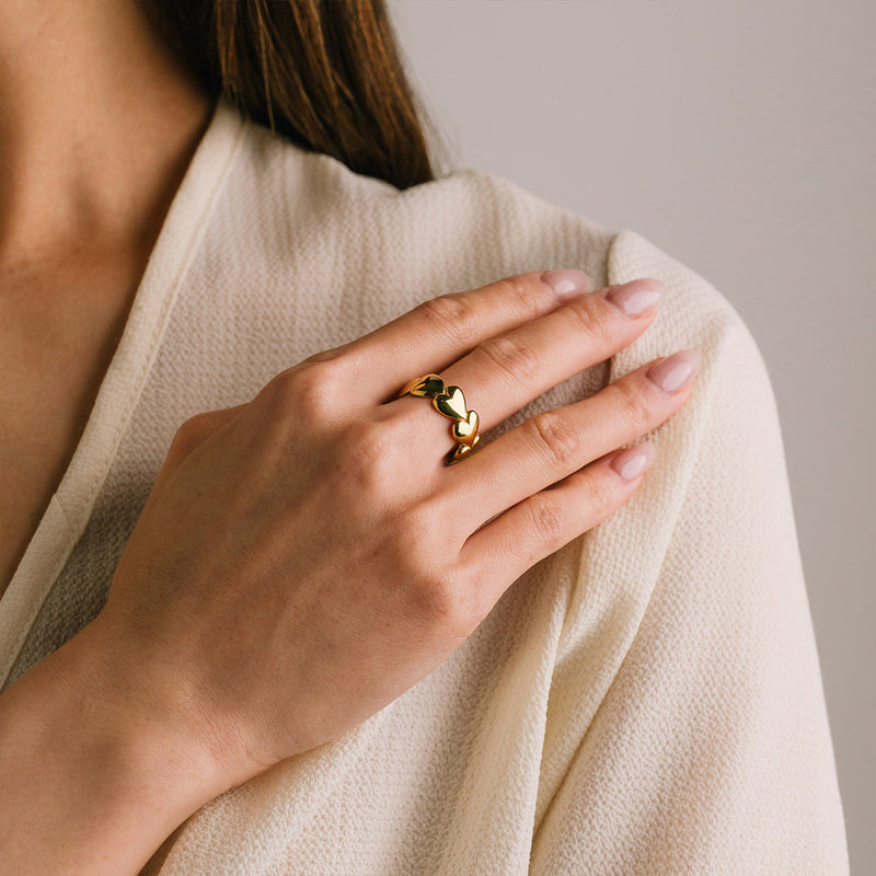 Gold Plated Flirt Ring