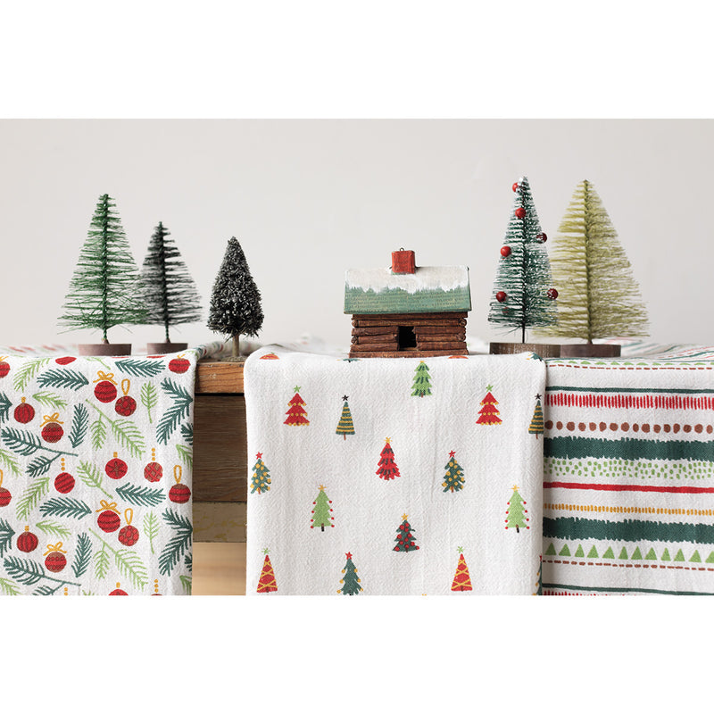 Merry And Bright Baker's Floursack Dishtowels - Set of 3