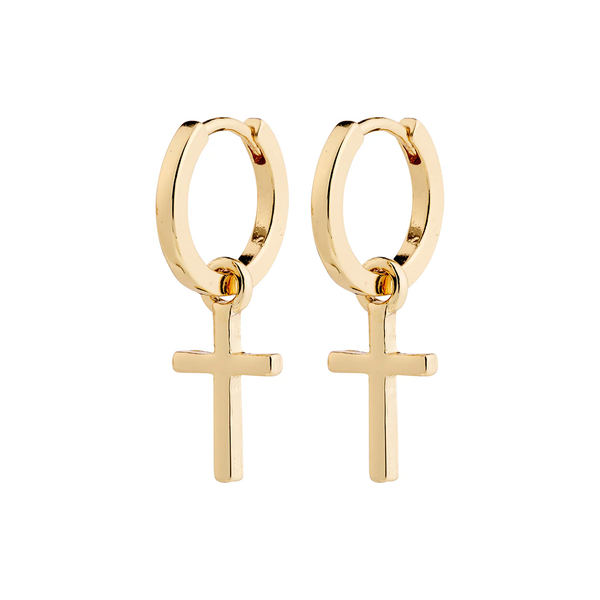 Flynn Gold Plated Hoops