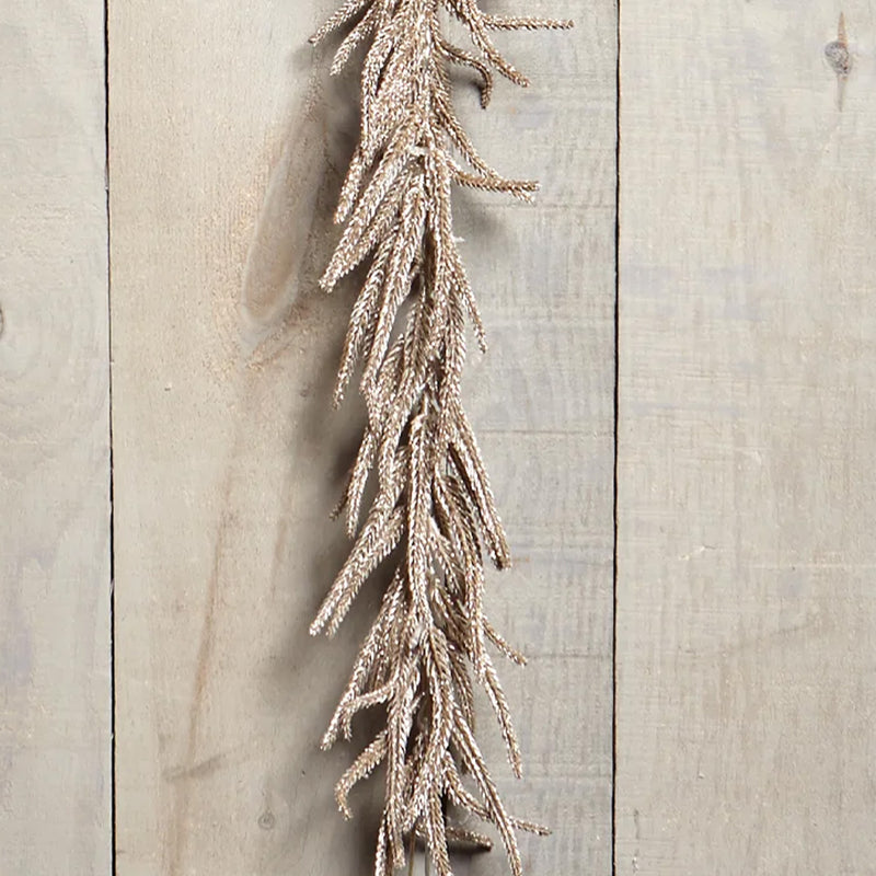 Frosted LED Champagne Garland