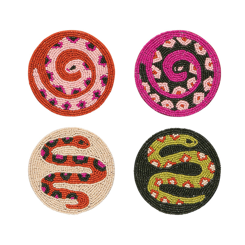 Beaded Coasters Set