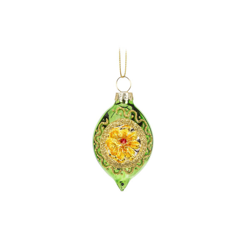 Reflector Glass Drop Ornament