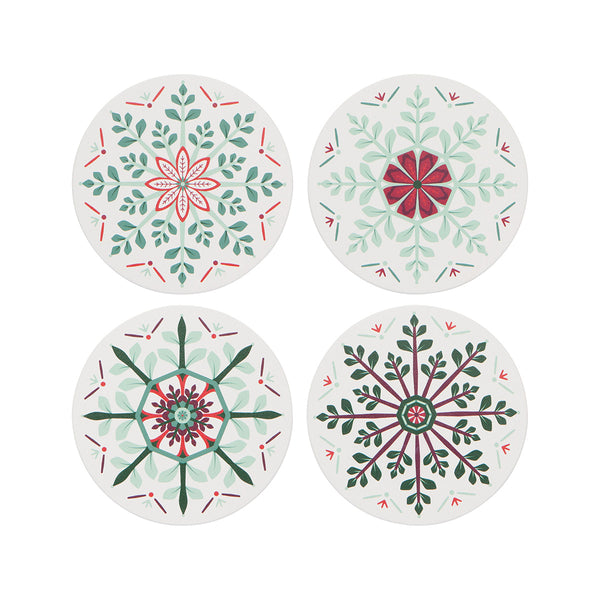 Good Tidings Soak Up Coasters Set
