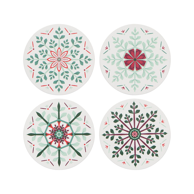 Good Tidings Soak Up Coasters Set