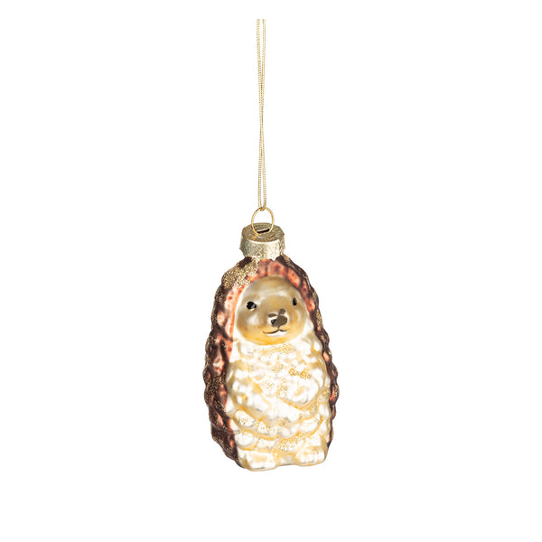 Pinecone Hedgehog Ornament