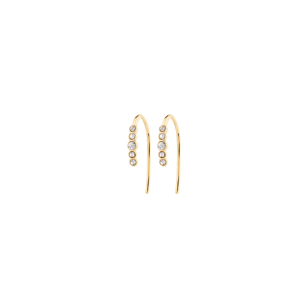 Jenni Gold Plated Crystal Earrings