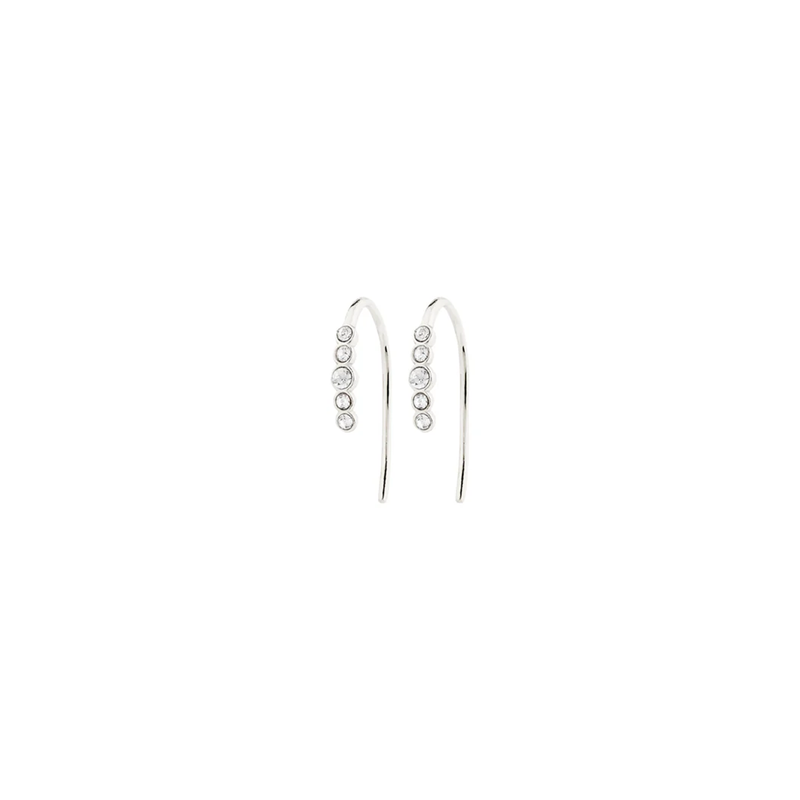 Jenni Silver Plated Crystal Hook Earrings