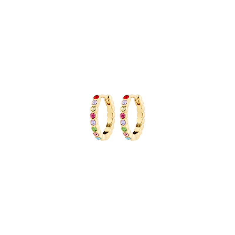 Kleopratra Small Gold Plated Hoops