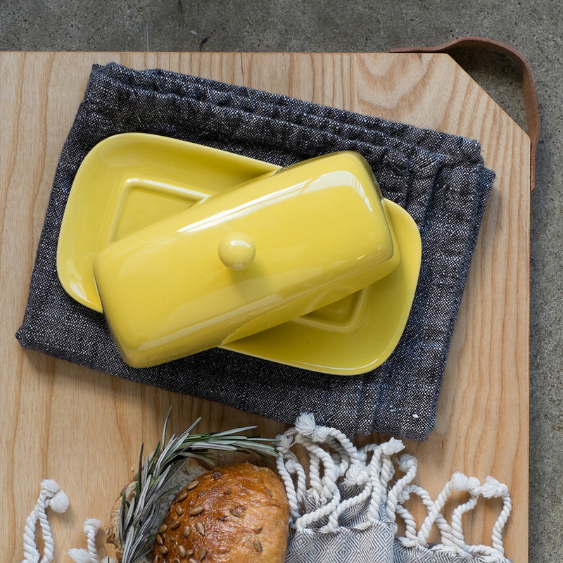 Rectangular Lemon Butter Dish