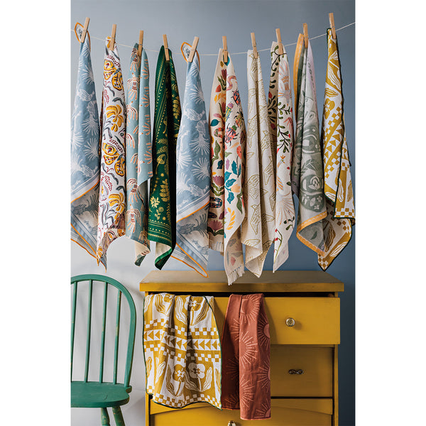 Cotton & Linen Blend Dishtowels - Set of Two
