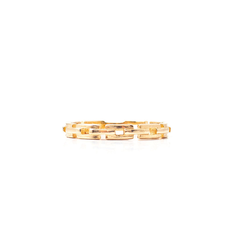 Gold Vermeil Link Ring
