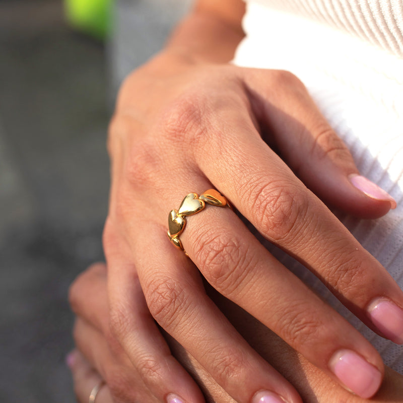 Gold Plated Flirt Ring