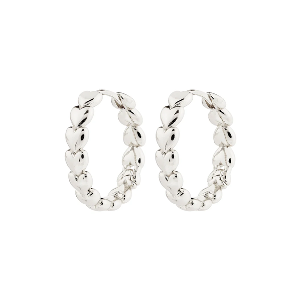 Maeve Silver Plated Hoops