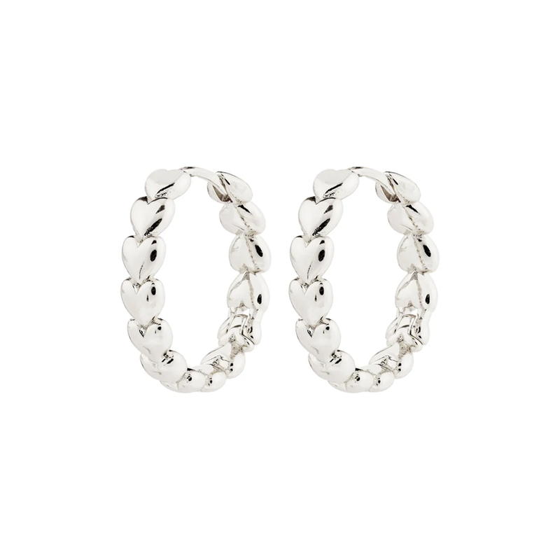 Maeve Silver Plated Hoops