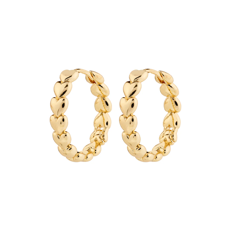 Maeve Gold Plated Hoops