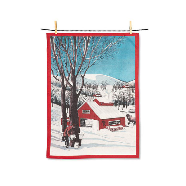 Maple Sugar Shack Kitchen Towel