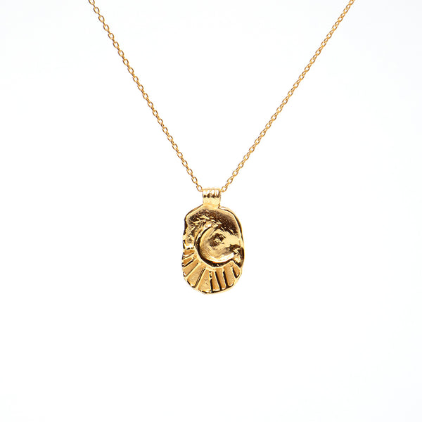 Moon Stamp Necklace