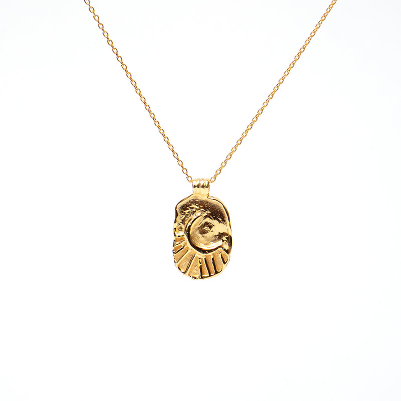 Moon Stamp Necklace