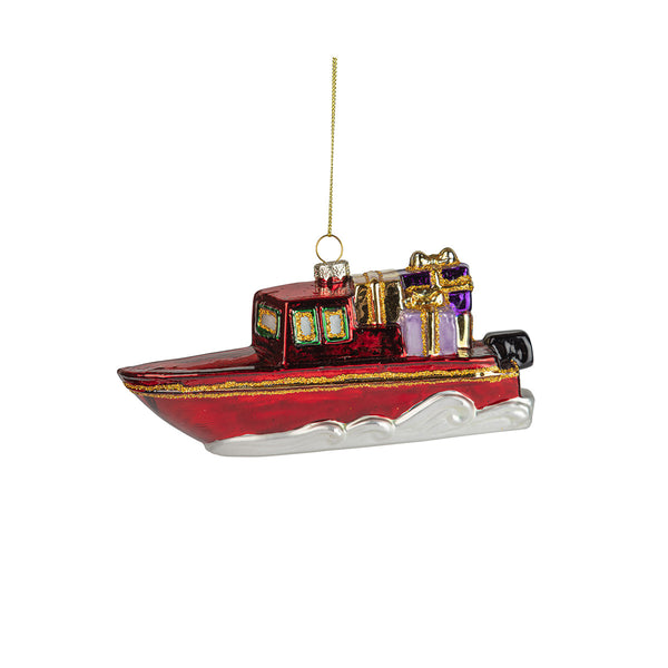 Motor Boat Ornament