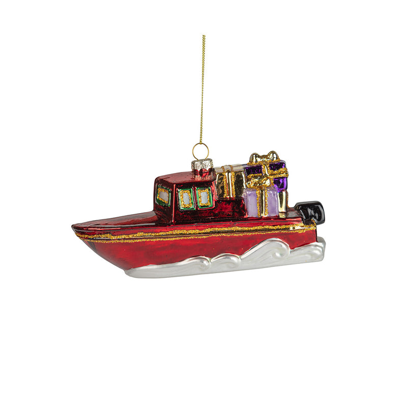 Motor Boat Ornament