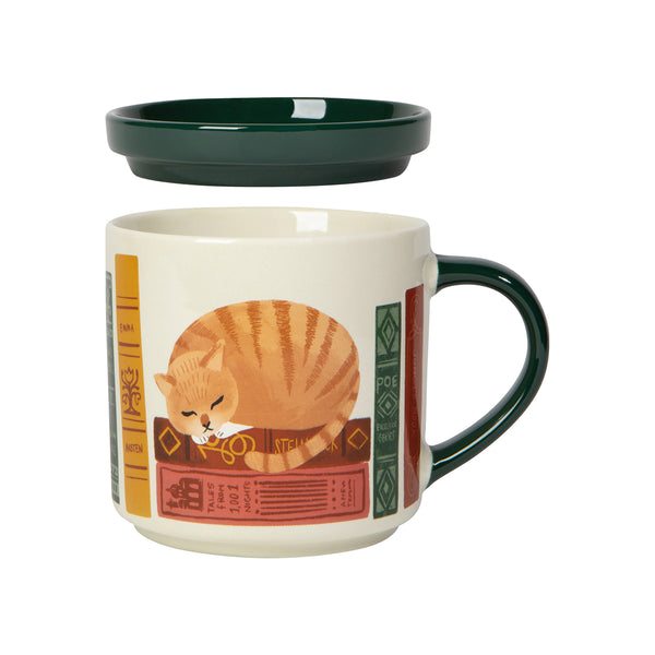 Book Club Mug With Lid