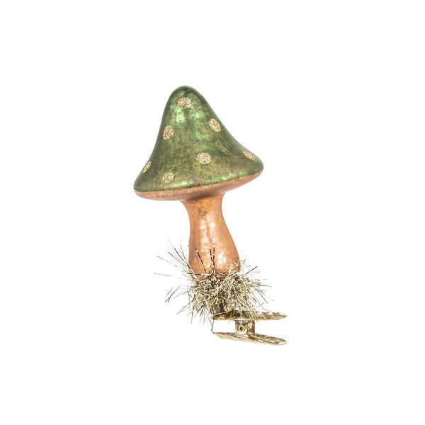 Vintage Mushroom Clip Ornament