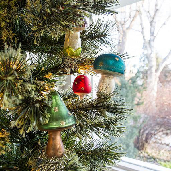 Vintage Mushroom Clip Ornament