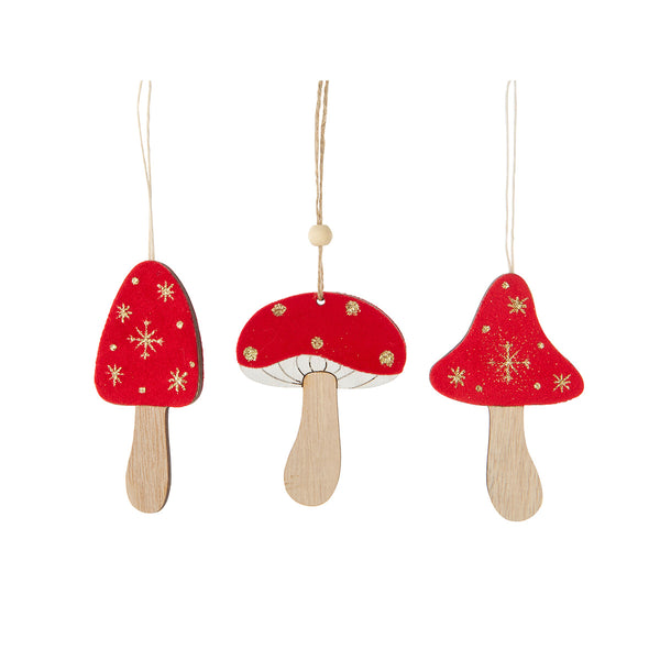 Red Mushroom Ornaments